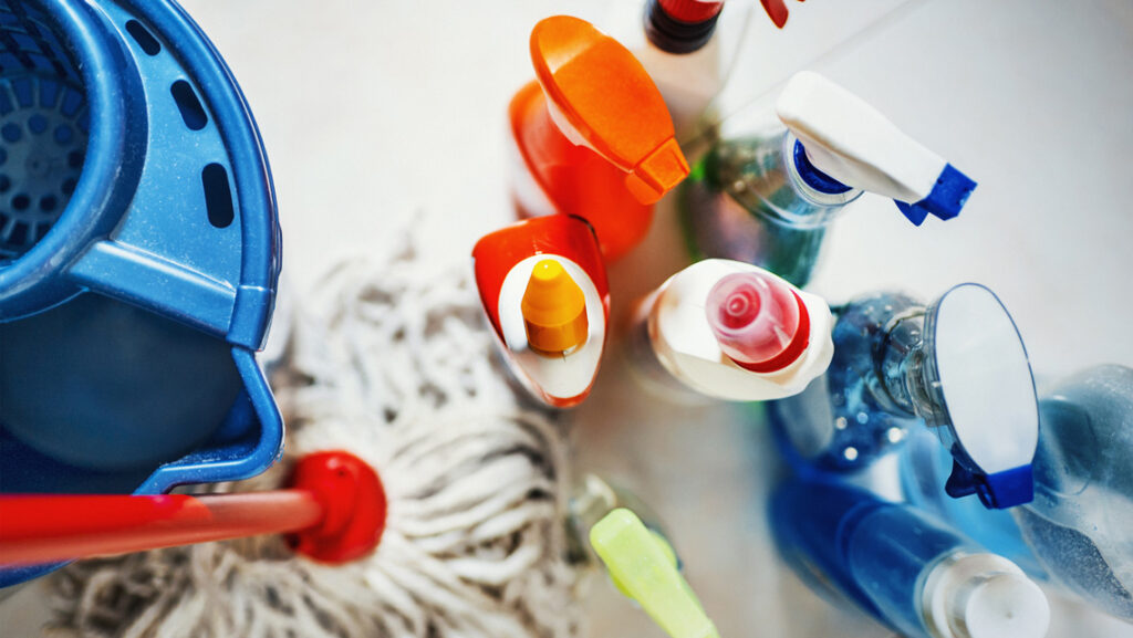 hidden pfas in commercial cleaning products
